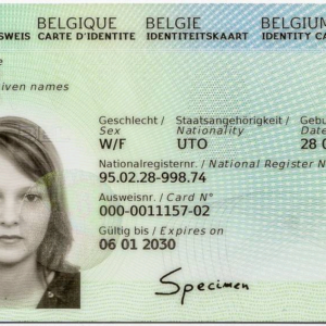 Buy Belgian ID card