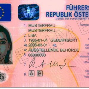 Austrian driving license