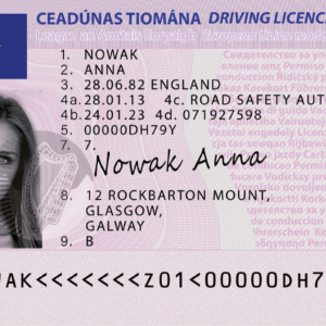 Buy Irish Driving license without exams